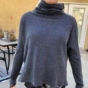Dark grey turtleneck long sleeve